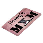 ホイペットパーソナライズされた覗きママ磁石 マグネット (左側)