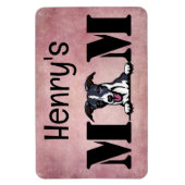 ホイペットパーソナライズされた覗きママ磁石 マグネット (縦)