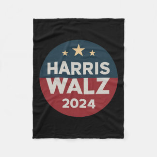 ホイマーワルツ2024レトロボタンの選挙Democ フリースブランケット