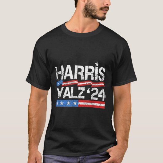 ホイマー2024レトロ選挙Kamala Harris Tim W Wa Tシャツ (正面)