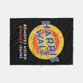 ホイマー2024ワルツがオレンジ風変わり色の汚れを除去 フリースブランケット (正面(横))