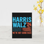 ホイマー2024選挙Kamala Harris Tim Waltz 2024 カード (黄色い花)
