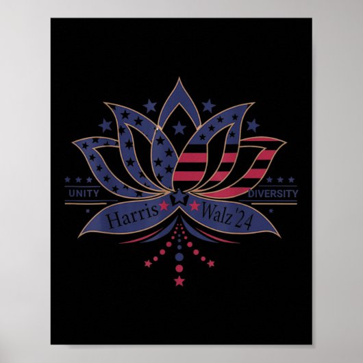 ホイマー2024選挙Kamala Harris Tim Waltz 2024 ポスター (正面)
