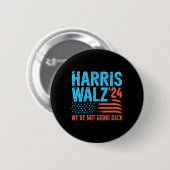 ホイマー2024選挙Kamala Harris Tim Waltz 2024 缶バッジ (正面&裏面)