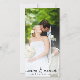 ホイメリート結婚した・オーバーレイ・フォト・カード シーズンカード