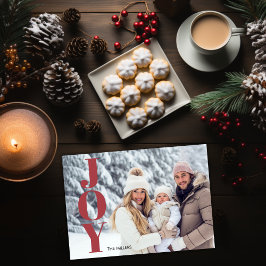 ホイモダンイタイポグラフィミニマル1フォトタータンチェックPlaid シーズンカード