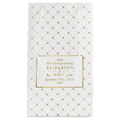 ホイモダンルとホワイトフォイルの効結婚果 スモールペーパーバッグ (正面)