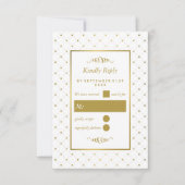ホイモダンルとホワイトフォイルの効結婚果 出欠カード (正面)