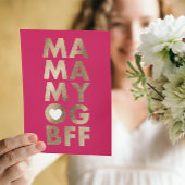 ホイモダンルはっきりした文字マザーズデイカード