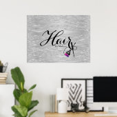 ホイモダンルエレガント美容師 ポスター (ホームオフィス)