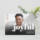 ホイモダンレはっきりしたイな白黒のビジネス写真 シーズンカード (スタンド正面)