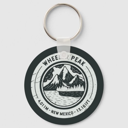 ホイラーピークニューメキシコハイキングスキー旅行 キーホルダー (正面)