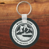 ホイラーピークニューメキシコハイキングスキー旅行 キーホルダー (裏面)