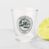 ホイラーピークニューメキシコハイキングスキー旅行 ショットグラス (正面)