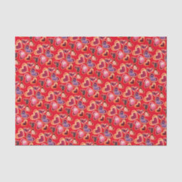 ホイルかわいらしテクスチャスタック二重ハート棒つきキャンデー 薄葉紙