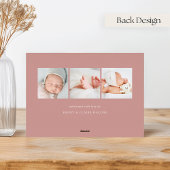 ホイルだから、これは愛の写真の誕生の発表 箔招待状