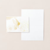 ホイルに入った蝶 箔カード (ディスプレー)