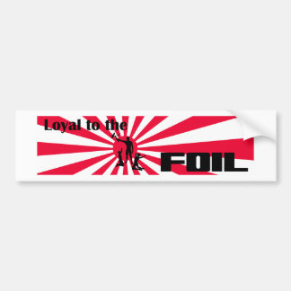 ホイルに忠節 バンパーステッカー