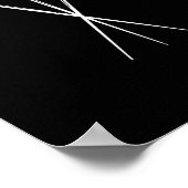 ホイルのエペのサーベル剣のフェンシング剣の戦い ポスター (角)