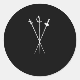 ホイルのエペのサーベル剣のフェンシング剣の戦い ラウンドシール