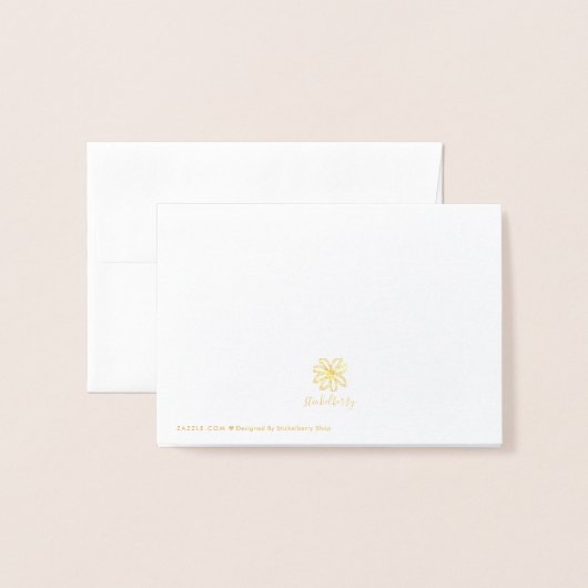 ホイルのラブラドール犬のメッセージカード-金ゴールドか銀 箔カード (裏面封筒付き)