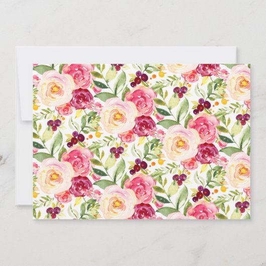 ホイルの気球の写真の第3誕生日の招待状 招待状 (裏面)