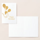 ホイルの気球の束のハッピーバースデー 箔カード (ディスプレー)