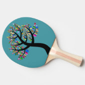 ホイルの葉の木 卓球ラケット (横)