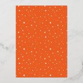 ホイルはハロウィンの不気味誕生日パーティーを開こう 箔招待状 (裏面)