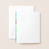 ホイルエレガントゴルフ趣味50thスポーツ誕生日 箔カード (裏面封筒付き)