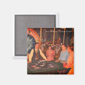 ホイルオブフォーチュンラスベガス，ネバダヴィンテージカジノ マグネット (正面/裏面)