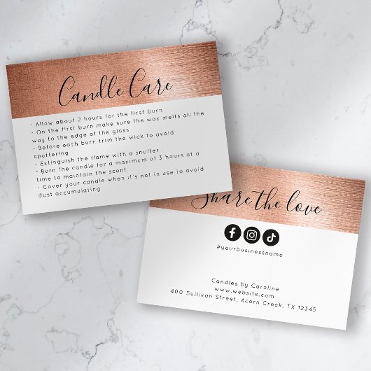 ホイルキャンドル気に共有ラブインサートカード コーリングカード