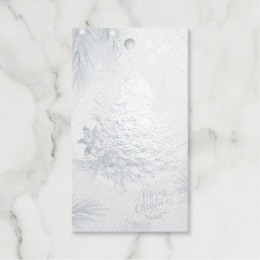 ホイルギフトラベル,長方形ホイルギフトラベル, ギフトタグ (正面)