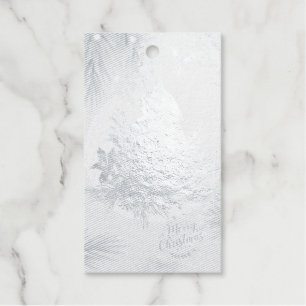 ホイルギフトラベル，長方形ホイルギフトラベル, ギフトタグ