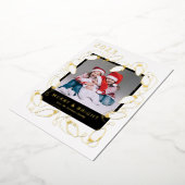 ホイルクリスマスライトフォトカード 箔シーズンカード (回転した状態)