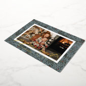 ホイルジュヌノールベリークリスマスフォトカード 箔シーズンカード (回転した状態)