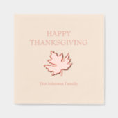 ホイルスタンプ付きナプキン 箔ナプキン (正面)