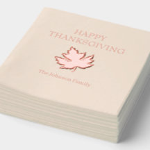 ホイルスタンプ付きナプキン