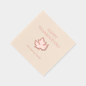 ホイルスタンプ付きナプキン 箔ナプキン (右)