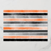 ホイルスポオクタキュラハロウィーン幽霊フォト誕生日 箔招待状 (裏面)