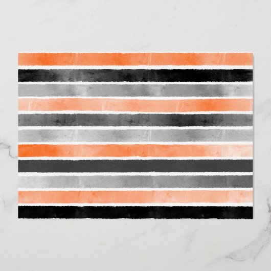 ホイルスポオクタキュラハロウィーン幽霊フォト誕生日 箔招待状 (裏面)