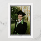 ホイルタッセルグラードパーティー卒業招待状カード 箔シーズンカード (裏面)