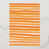 ホイルトリックまたはトリートハロウィーン誕生日パーティー 箔招待状 (裏面)