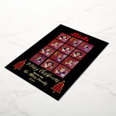 ホイルパーソナライズされたクリスマスカードギフトボックス 箔シーズンカード (回転した状態)