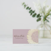 ホイルフェイクひまわりデザイン名刺 名刺 (スタンド正面)