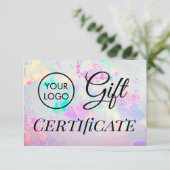 ホイルフェイクオパール商品券 (スタンド正面)