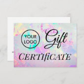 ホイルフェイクオパール商品券 (正面/裏面)