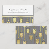 ホイルフェイクゴールデンアローズGray Website Card エンクロージャーカード (正面/裏面)