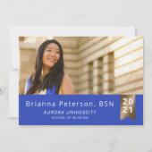 ホイルフェイクサッシュ平面報知カード 案内状 (正面)