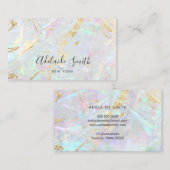 ホイルフェイク詳細フェイクオパール 名刺 (正面/裏面)